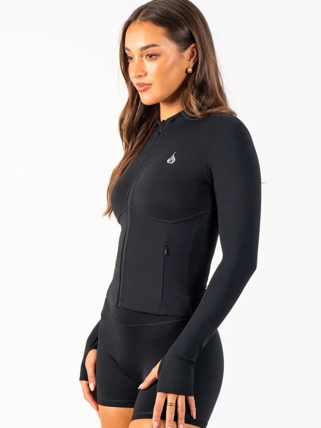 Cropped Zip Jacket