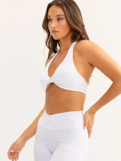 Duo Halter Twist Sports Bra