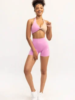 Duo Halter Twist Sports Bra
