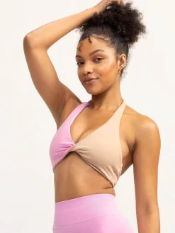 Duo Halter Twist Sports Bra