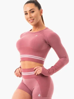 Freestyle Seamless Long Sleeve Crop