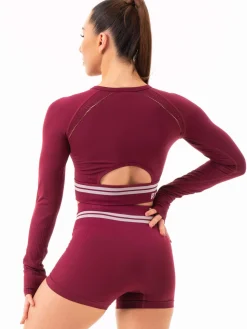 Freestyle Seamless Long Sleeve Crop