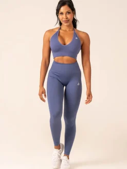 Lift Rib Seamless Halter Sports Bra