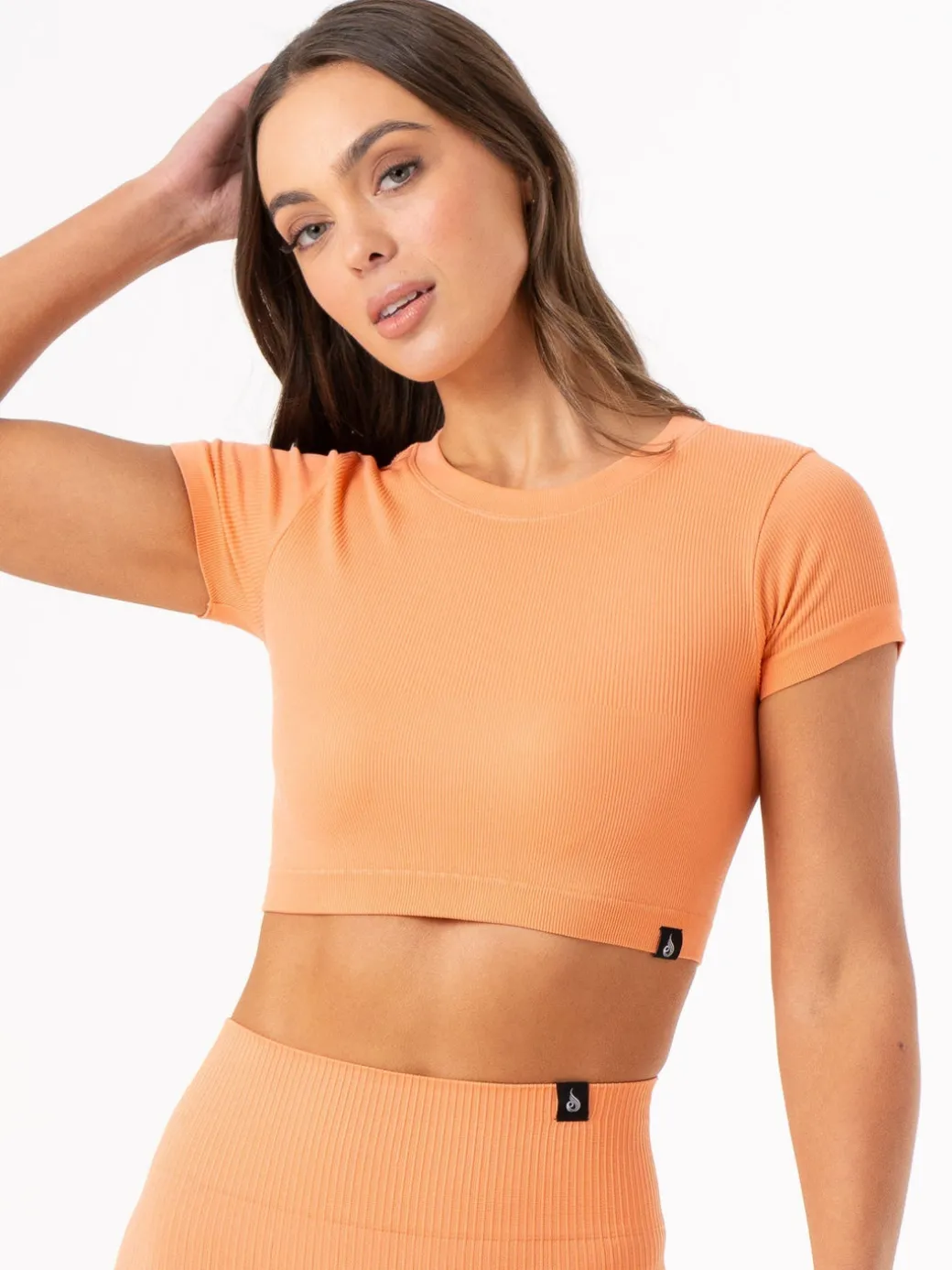 Rib Seamless T-Shirt