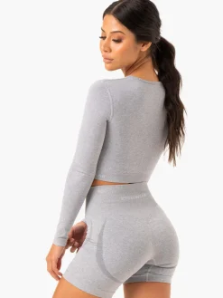 Staples Seamless Long Sleeve Top