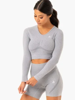 Staples Seamless Long Sleeve Top