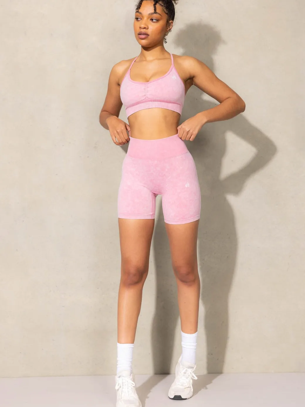 Stonewash Scrunch Seamless Shorts