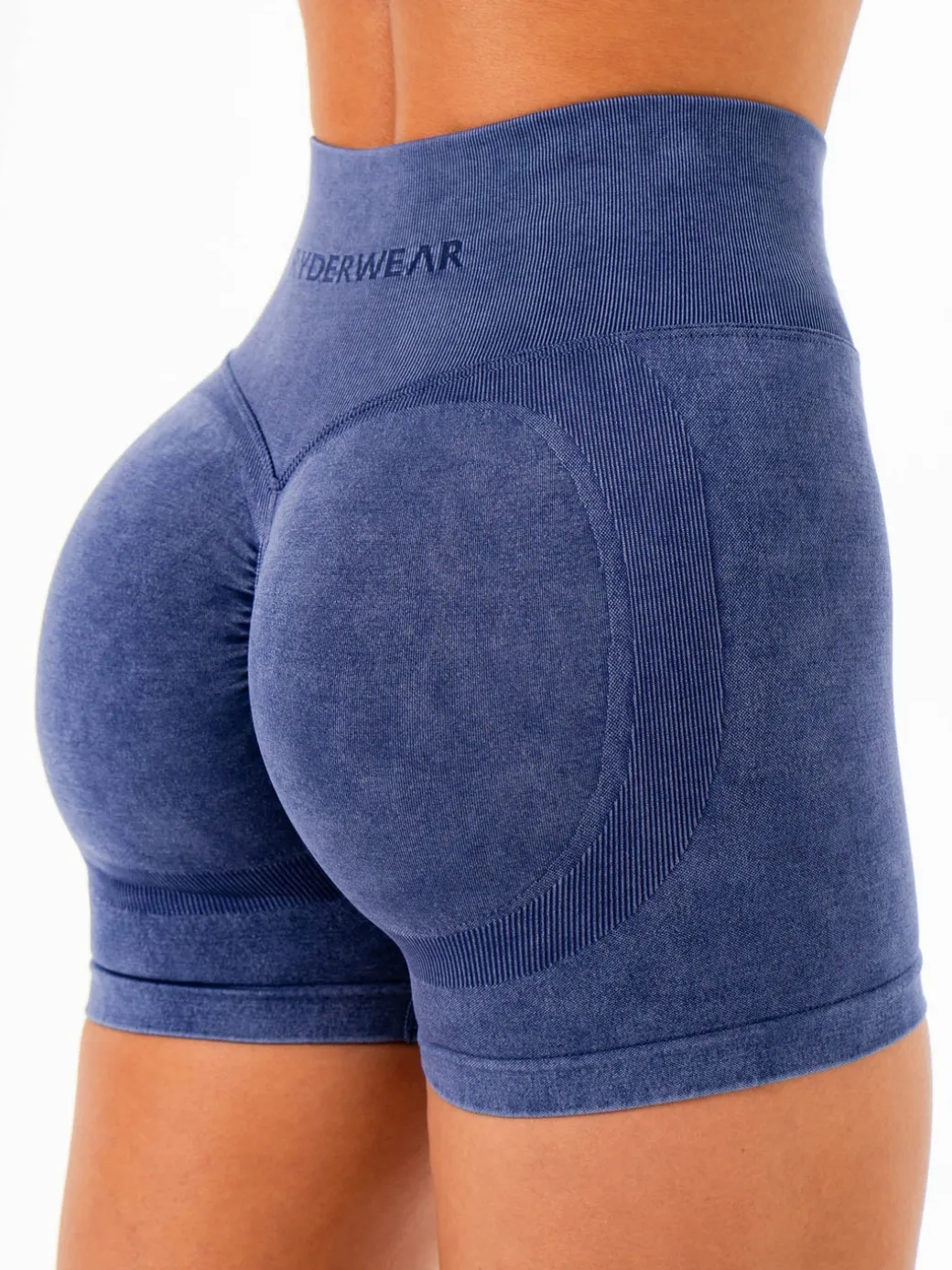Stonewash Scrunch Seamless Shorts