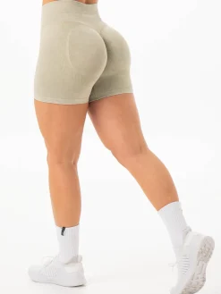 Stonewash Scrunch Seamless Shorts