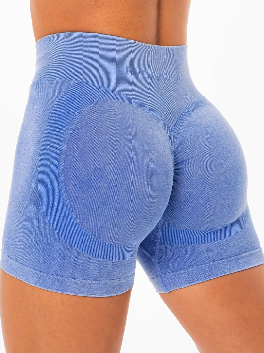 Stonewash Scrunch Seamless Shorts