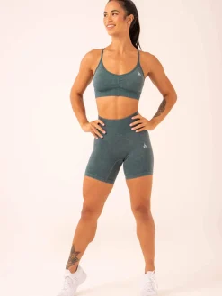 Stonewash Scrunch Seamless Shorts