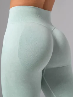 Stonewash Seamless Invisible Scrunch Leggings