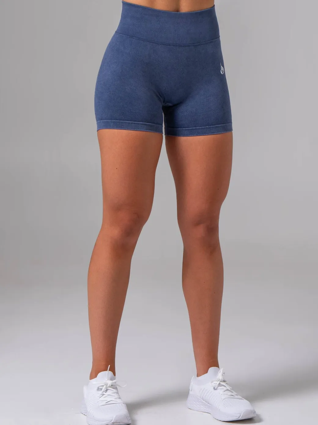 Stonewash Seamless Invisible Scrunch Shorts