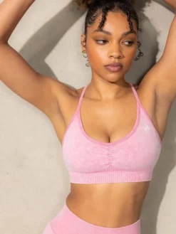 Stonewash Seamless Sports Bra