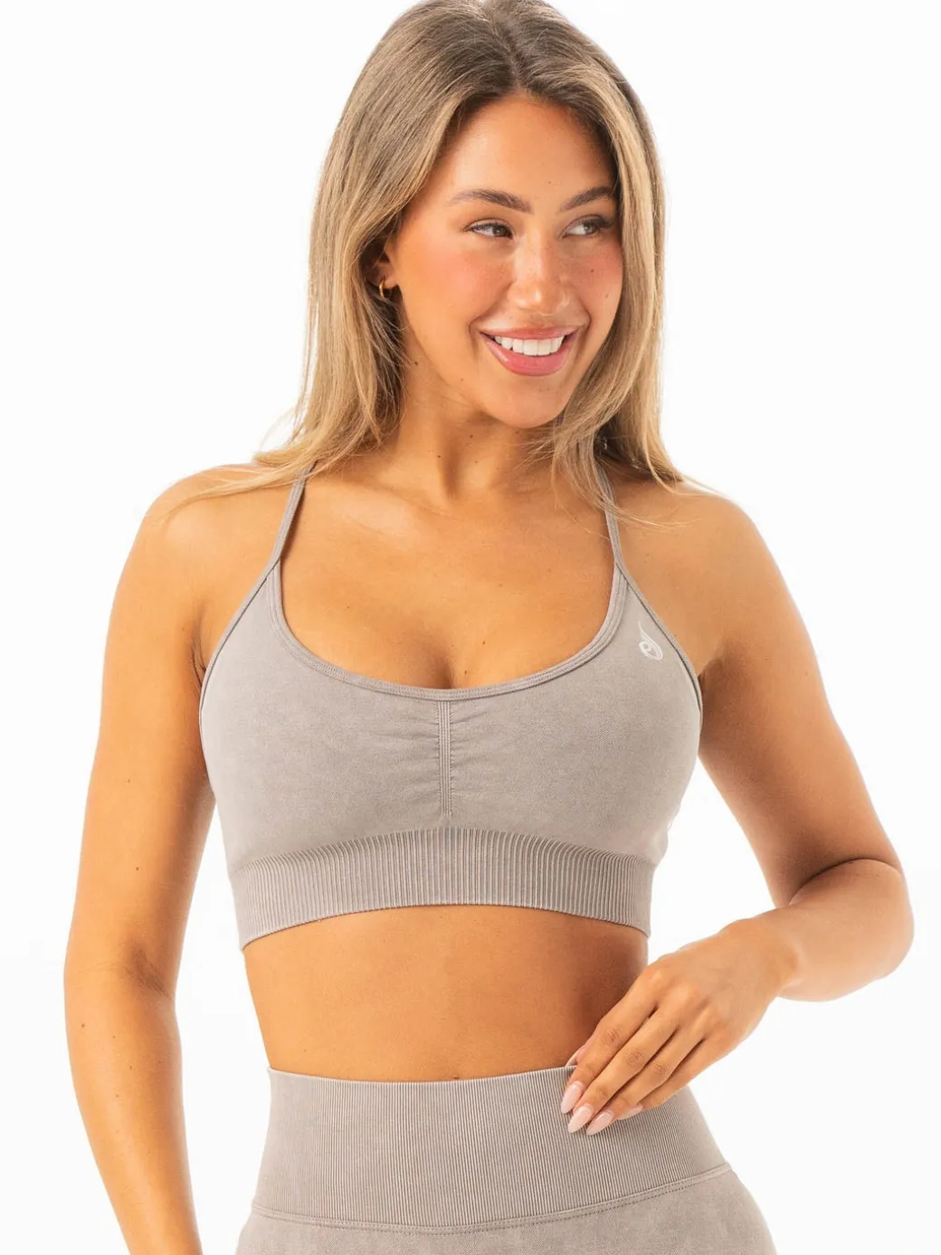 Stonewash Seamless Sports Bra