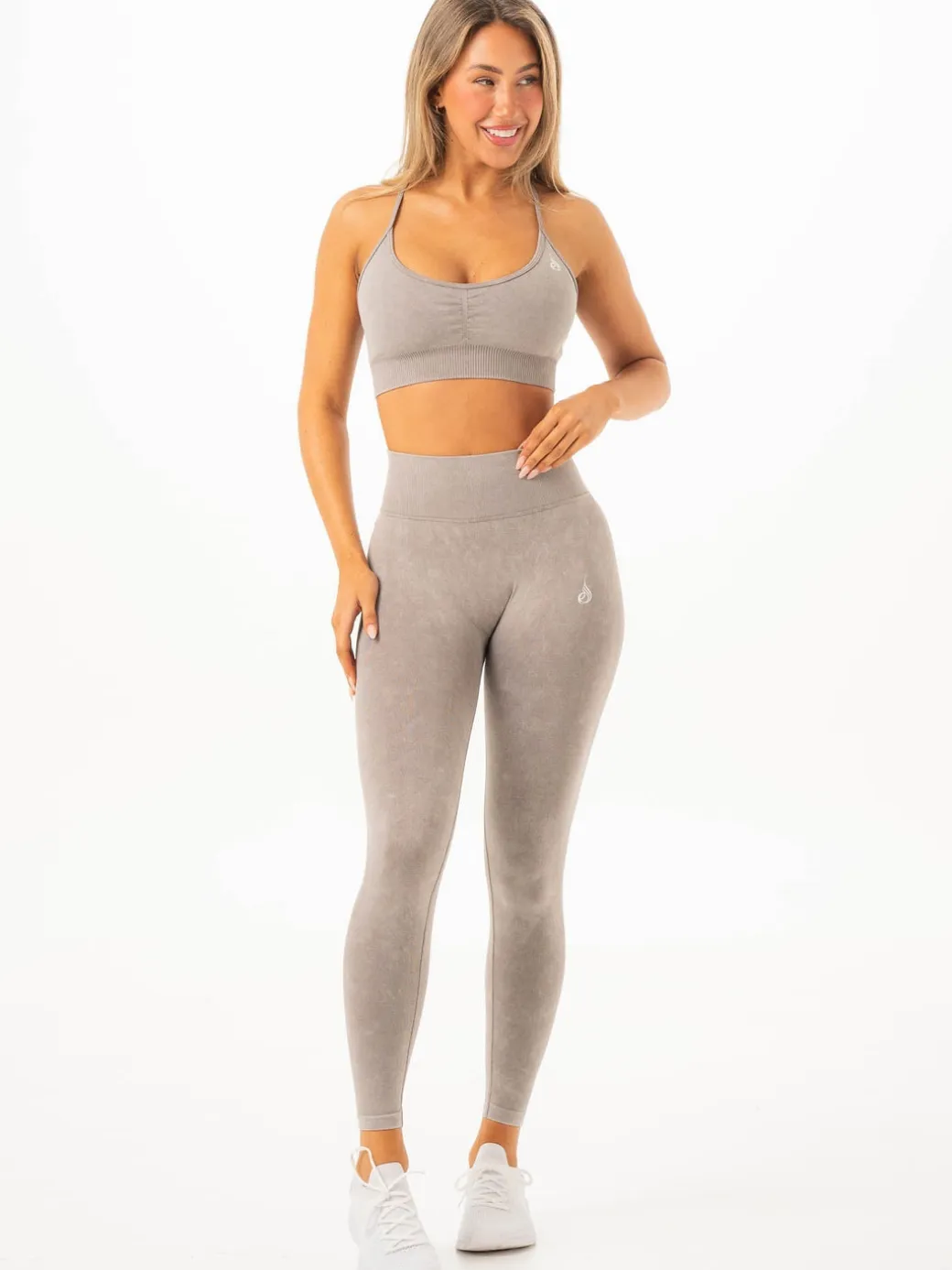 Stonewash Seamless Sports Bra