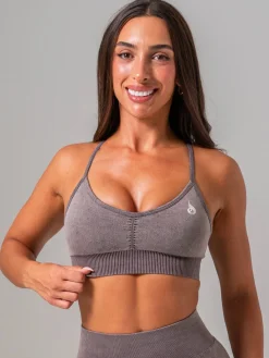 Stonewash Seamless Sports Bra