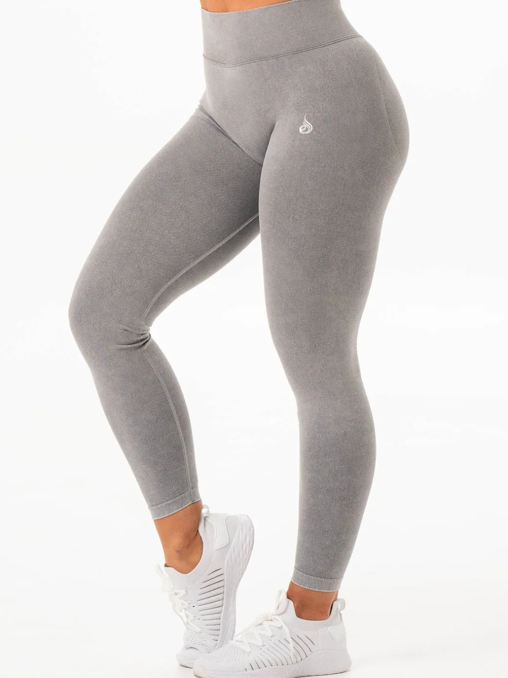 Stonewash Seamless V Back Leggings