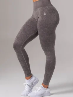 Stonewash Seamless V Back Legging