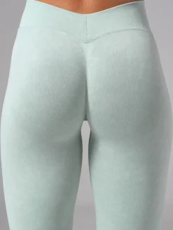 Stonewash Seamless V Back Legging