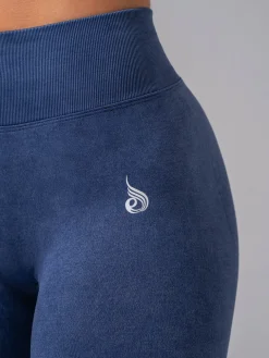 Stonewash Seamless V Back Shorts