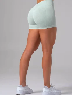 Stonewash Seamless V Back Shorts