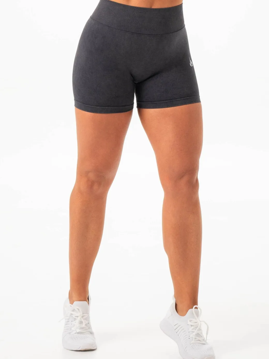 Stonewash Seamless V Back Shorts