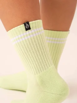 Stripe Crew Socks
