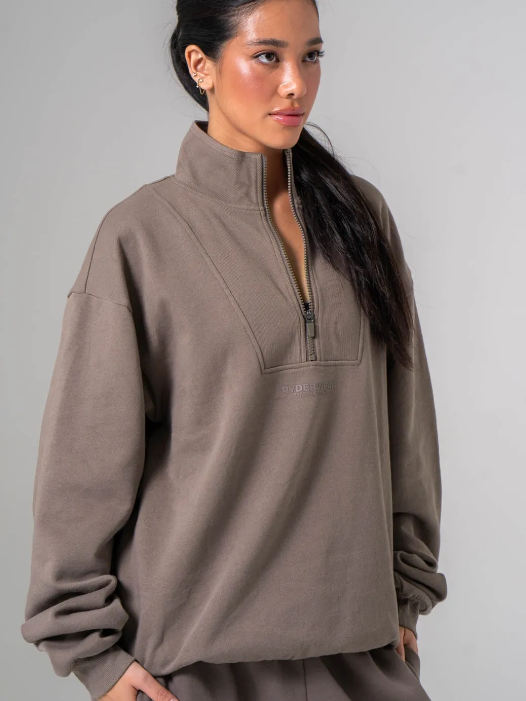 Unisex Fleece Half Zip