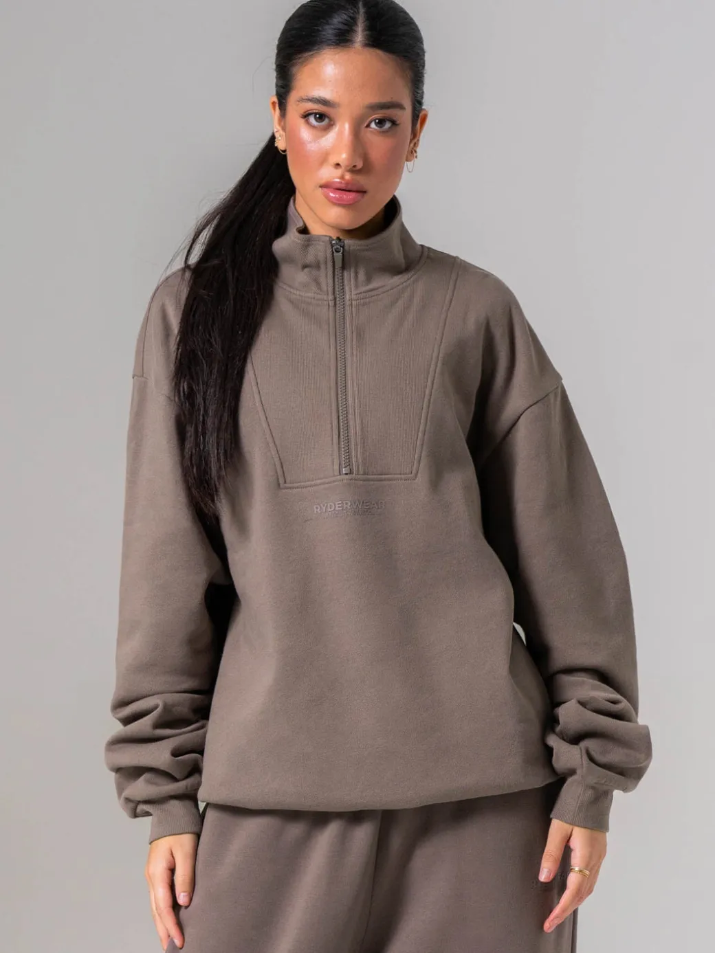 Unisex Fleece Half Zip
