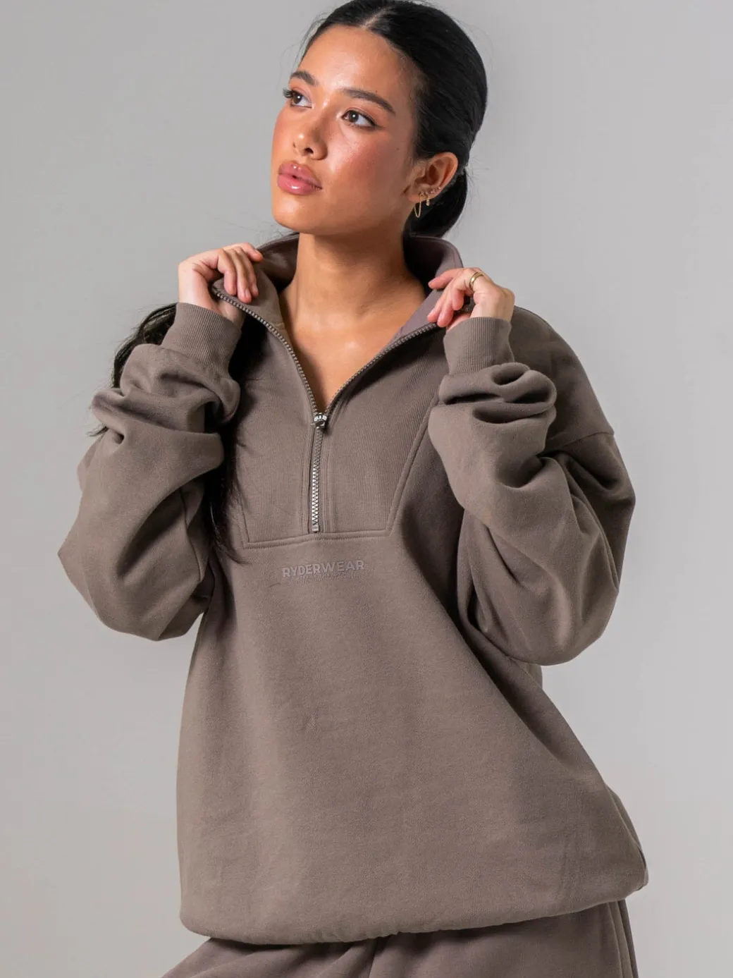 Unisex Fleece Half Zip