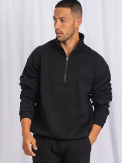 Unisex Half Zip Jumper