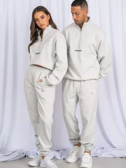 Unisex Half Zip Jumper