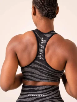 Zebra Seamless Sports Bra