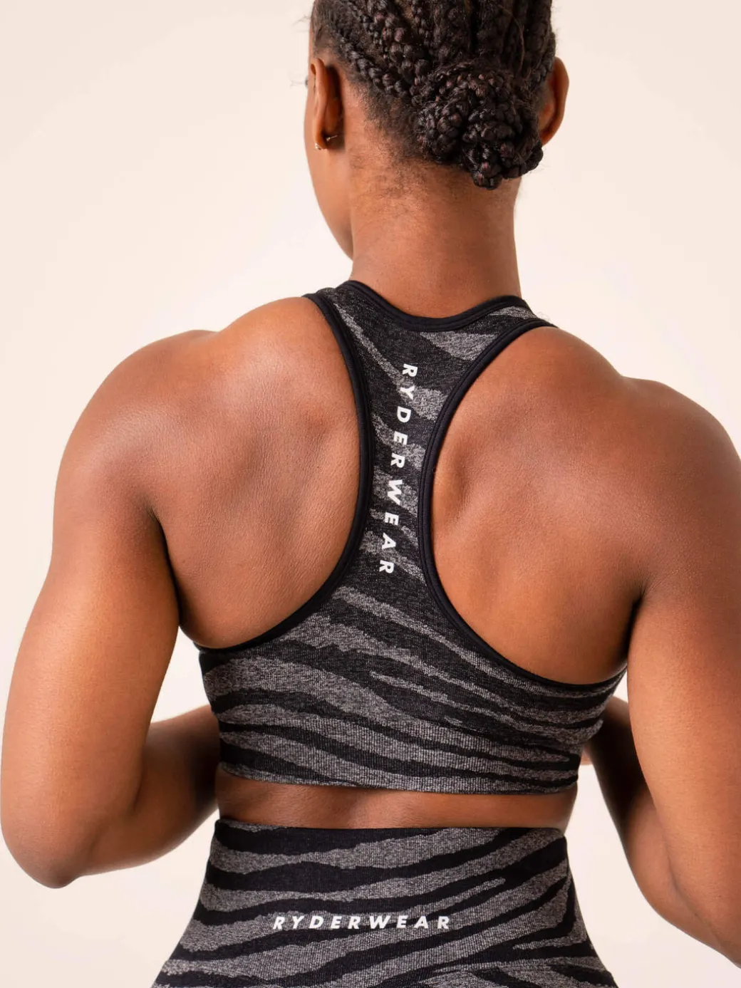 Zebra Seamless Sports Bra