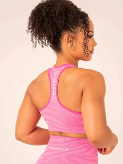 Zebra Seamless Sports Bra